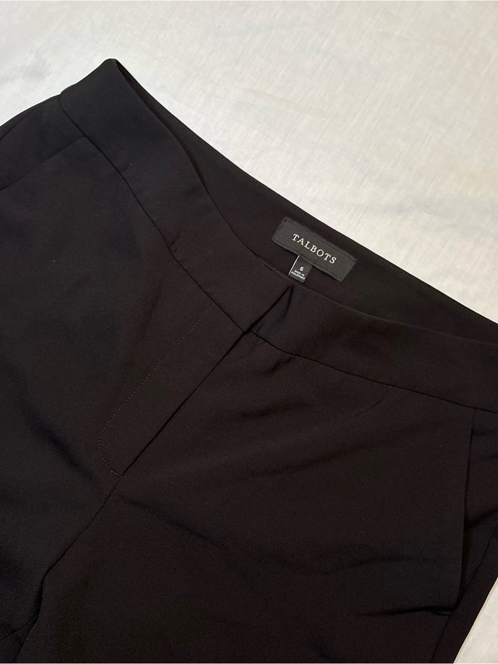 Talbots Black Women's Tailored Trousers